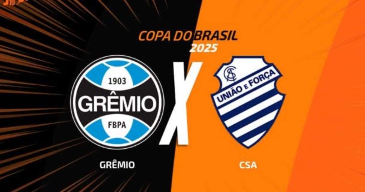 Grêmio enfrenta CSA em partida transmitida ao vivo pela Voz do Esporte.
