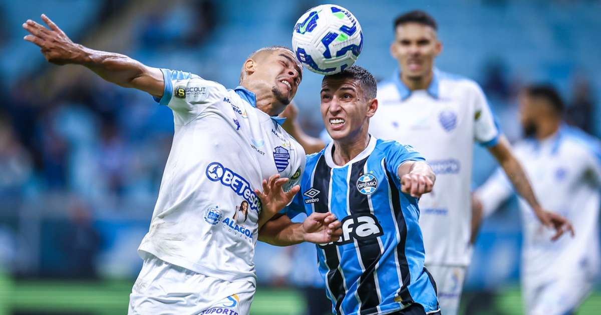 Grêmio x CSA: árbitro relata ofensas e arremesso de nota contra equipe arbitragem
