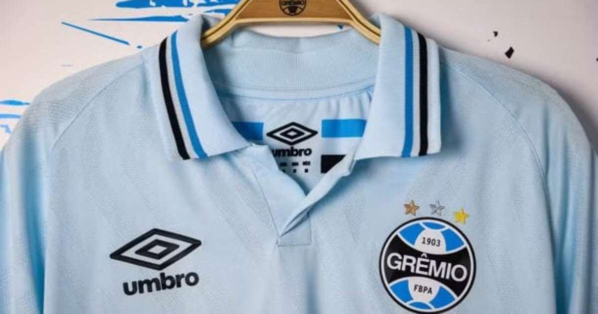 Grêmio revela novo segundo uniforme para a temporada 2022.