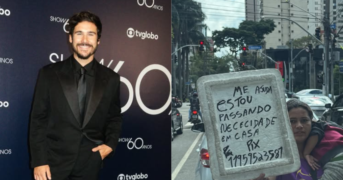 Nicolas Prattes doa R$ 1,3 mil para mulher que pedia ajuda em farol no ...