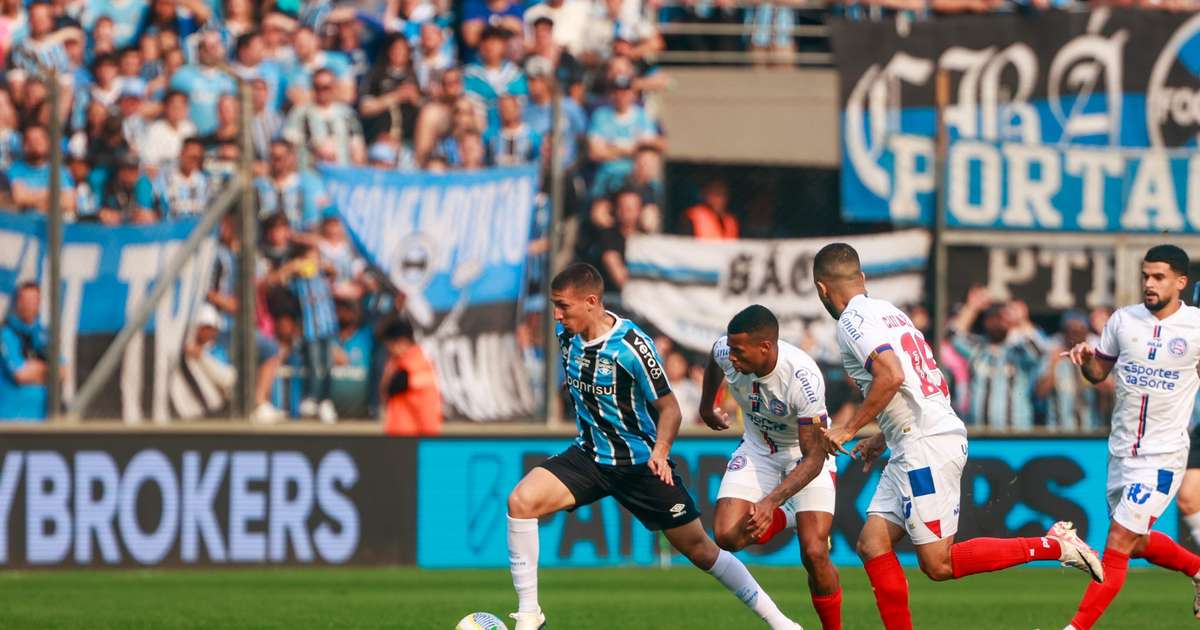 Grêmio busca reação contra o Bahia após eliminação na Copa do Brasil