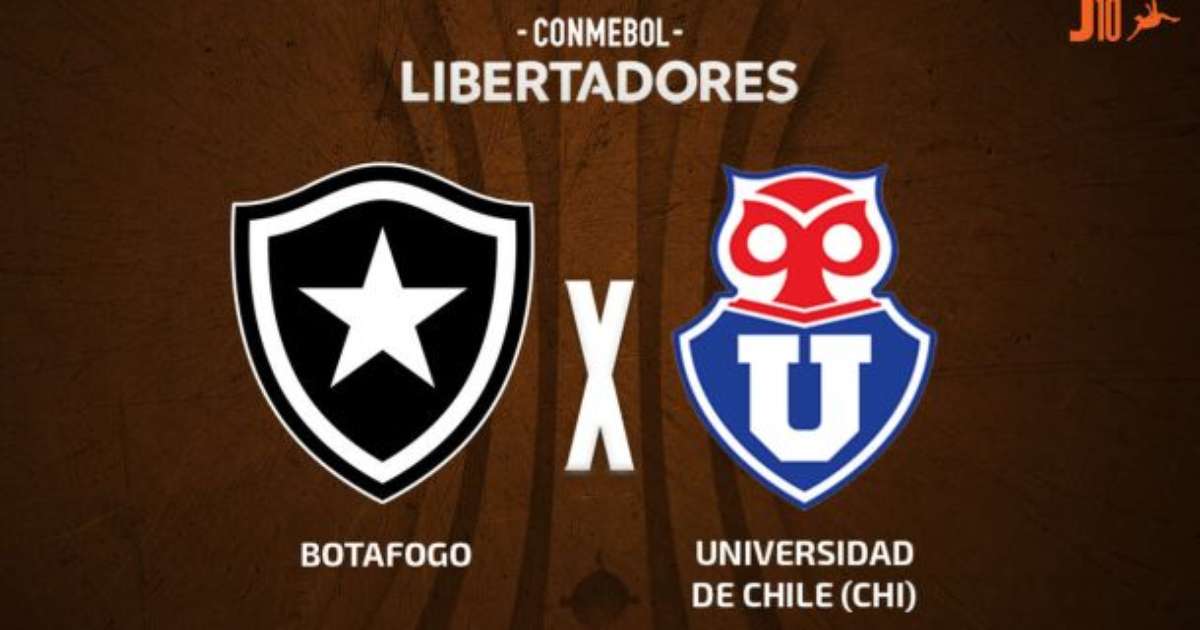 Botafogo x Universidad do Chile: onde assistir, escalações e arbitragem