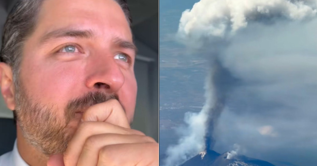 Piloto brasileiro registra erupção do vulcão Etna enquanto sobrevoava a Sicília: 'Primeira vez'