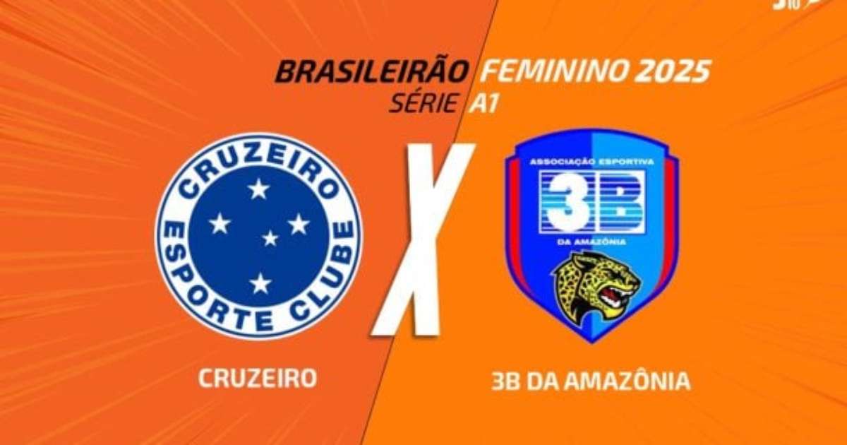 Cruzeiro x 3B: transmissão, escalações e arbitragem no jogo de futebol.