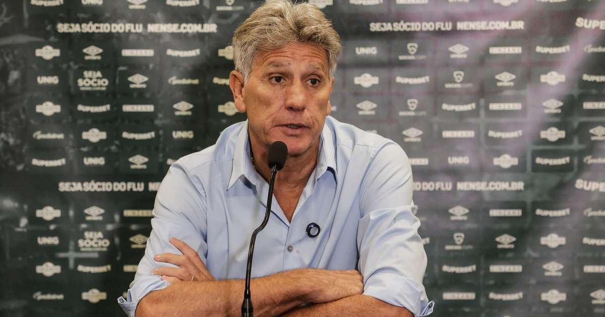 Renato Gaúcho está "encantado" por atacante do Fluminense