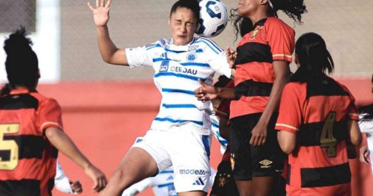 Cruzeiro empata com lanterna Sport em jogo pelo Brasileirão Feminino