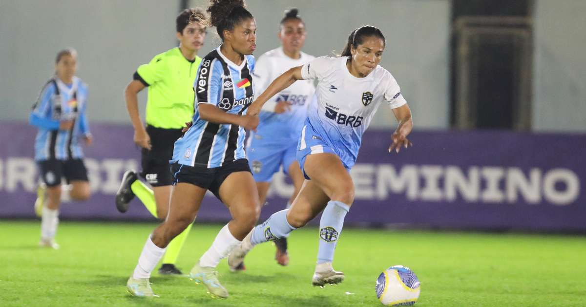 Grêmio encara Real Brasília em confronto decisivo pelo Brasileirão Feminino.