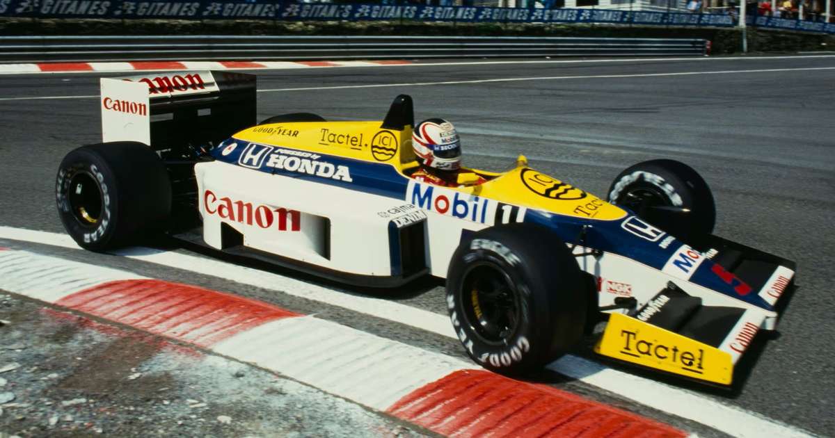 F1: Nigel Mansell irá pilotar Williams FW11 restaurada