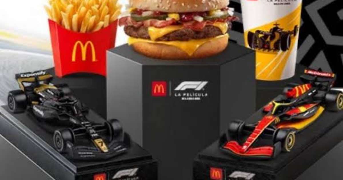 F1: McDonald’s lança combo de filme no Brasil