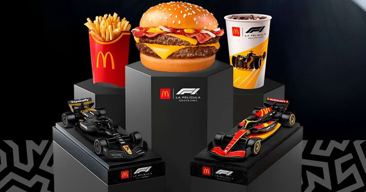 F1 Filme: McDonald's divulga o preço das miniaturas