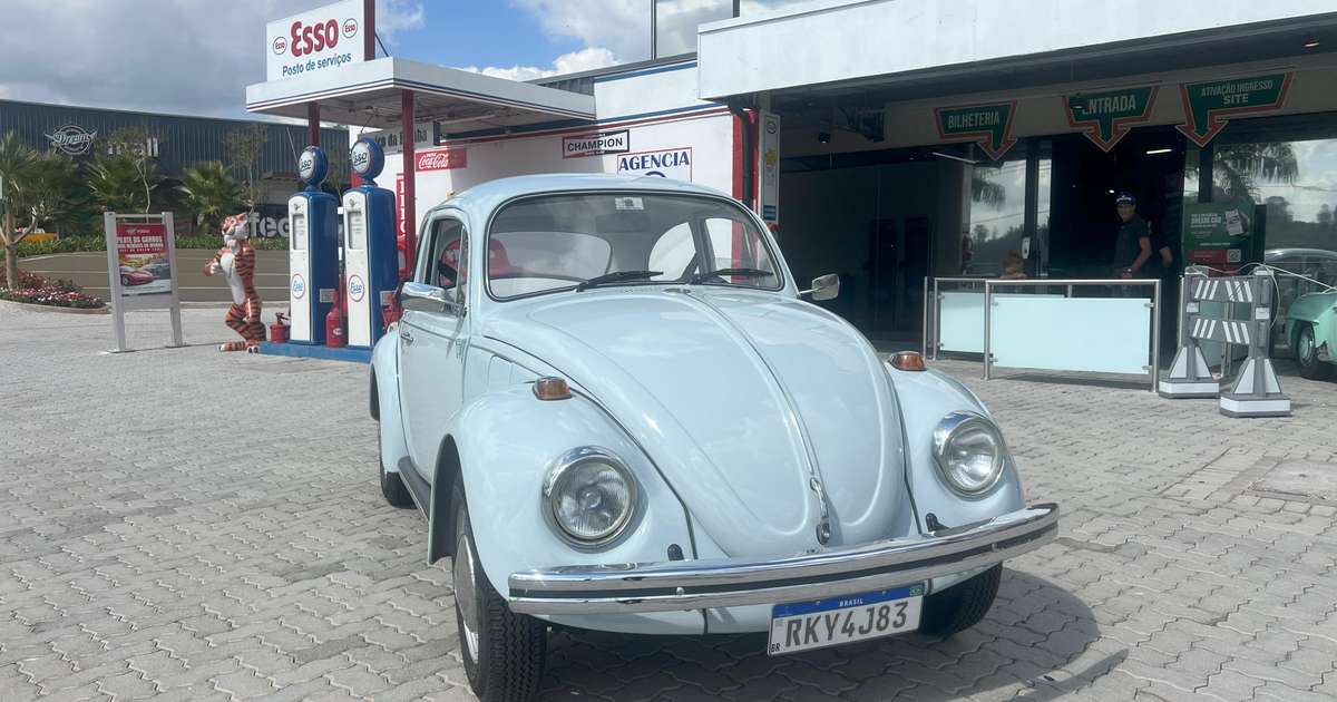 Fusca raro com câmbio automático é exibido em museu de SP; saiba onde ver