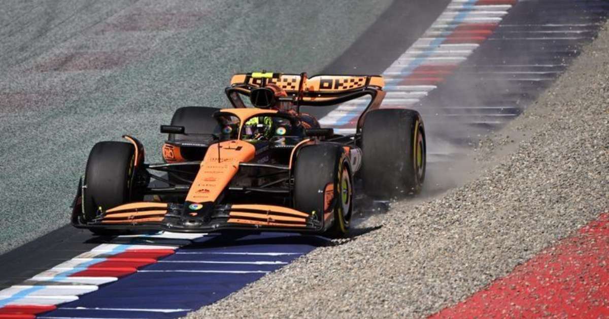 F1: Norris lidera TL1 na Áustria; Piastri é P2