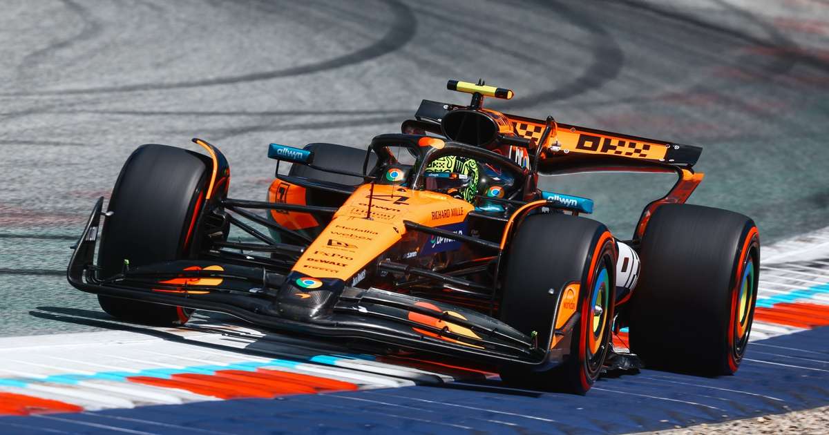 F1: Lando Norris lidera TL3 na Áustria, Bortoleto é 10º