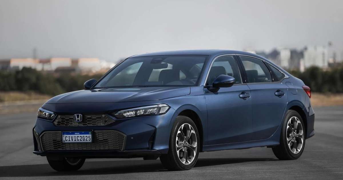 Honda Civic 2026 estreia no Brasil com visual renovado e consumo de até ...