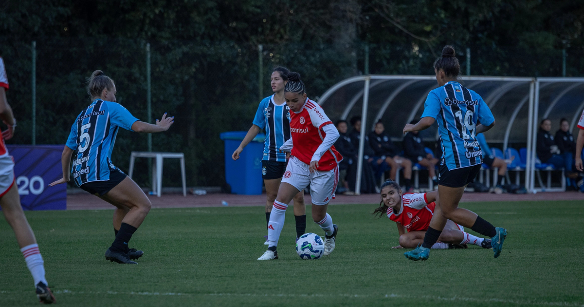 Gurias coloradas vencem o Grêmio no Brasileirão Sub-20.