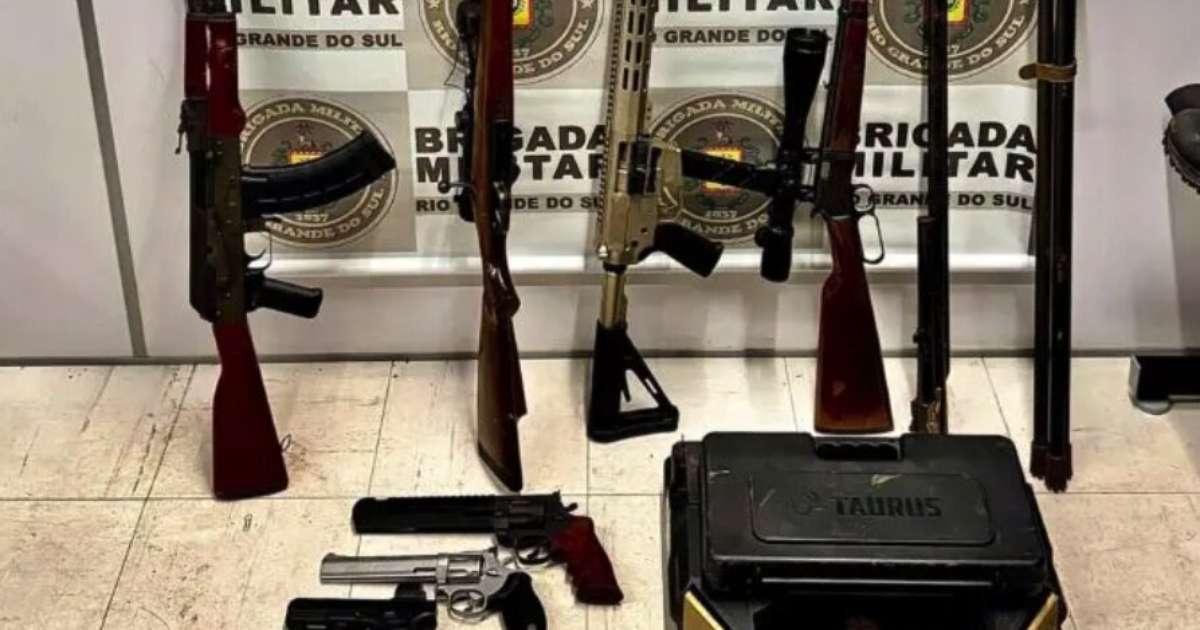 Após roubo em Nova Prata, Brigada Militar encontra armamento de guerra escondido