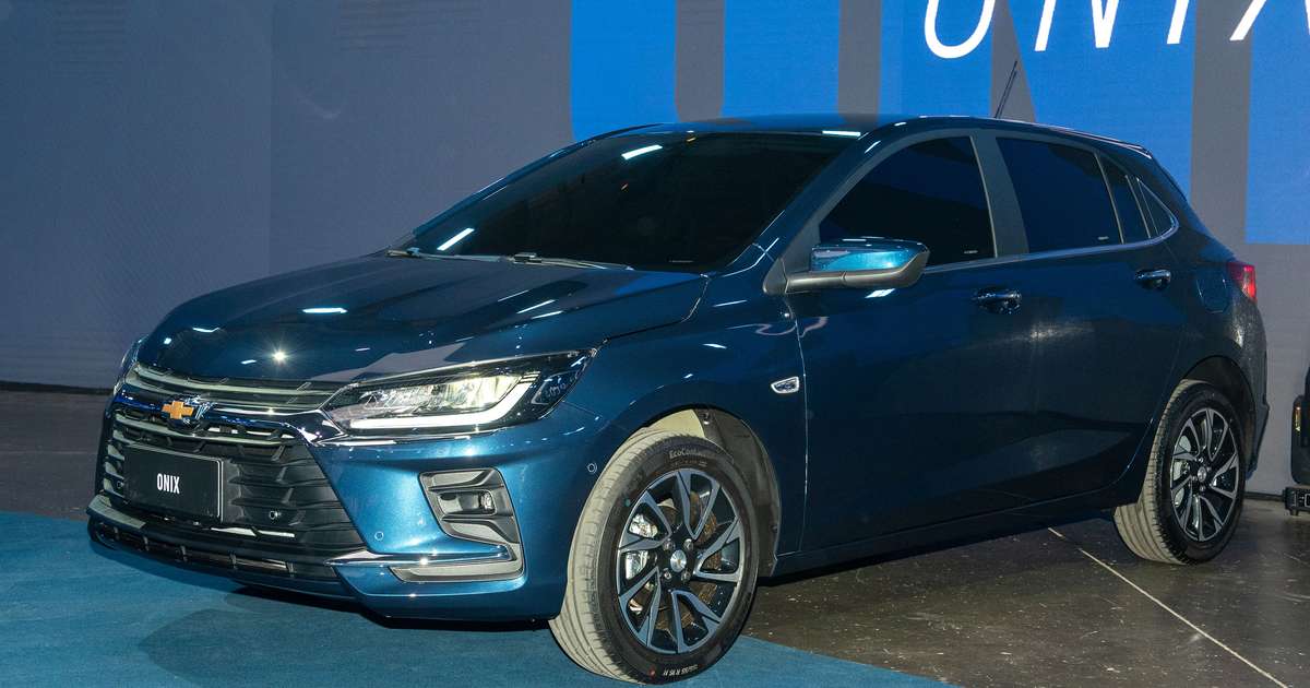 Confira galeria de fotos com 12 imagens dos novos Chevrolet Onix e Onix Plus 2026
