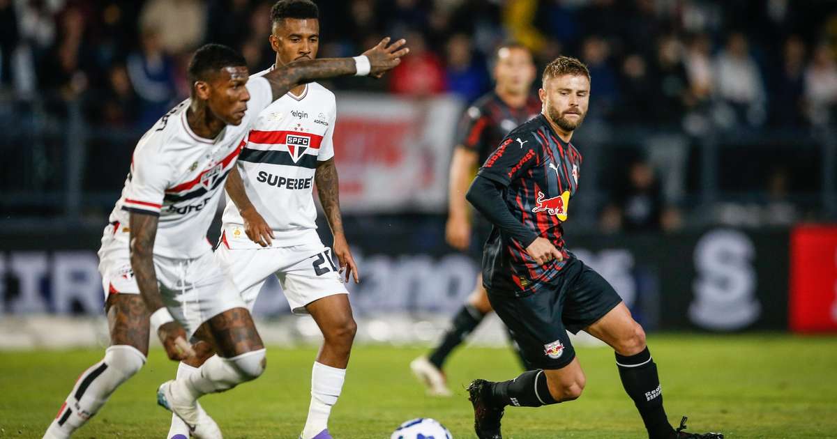 Red Bull Bragantino e São Paulo empatam pelo Brasileirão