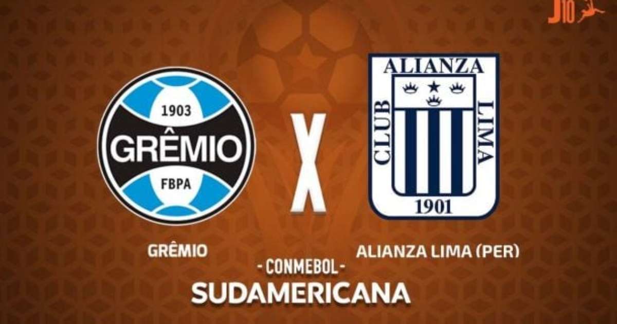 Transmissão ao vivo: Grêmio enfrenta Alianza Lima com narração esportiva às 20h.