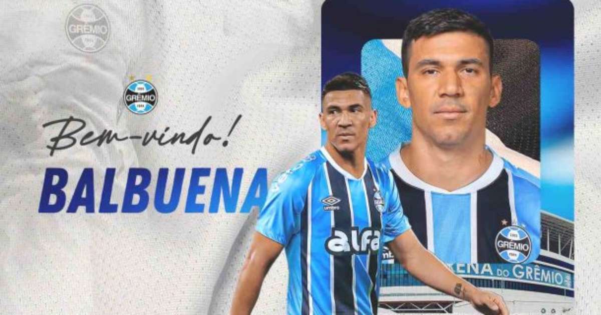 Grêmio anuncia contratação de Balbuena para reforçar a defesa do time.