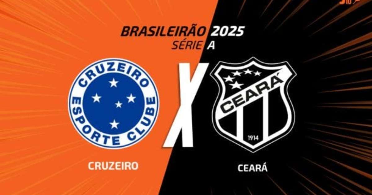 Cruzeiro x Ceará: transmissão, times e arbitragem da partida no futebol brasileiro.