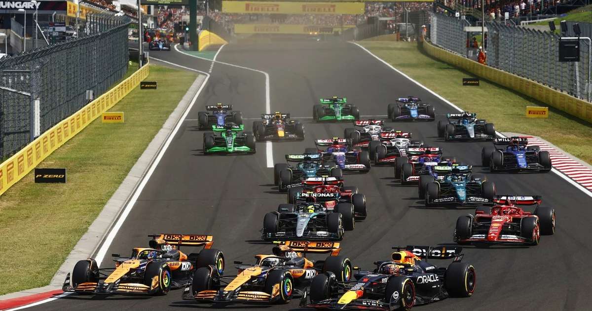 F1: Veja os horários e onde assistir ao Grande Prêmio da Hungria neste final de semana
