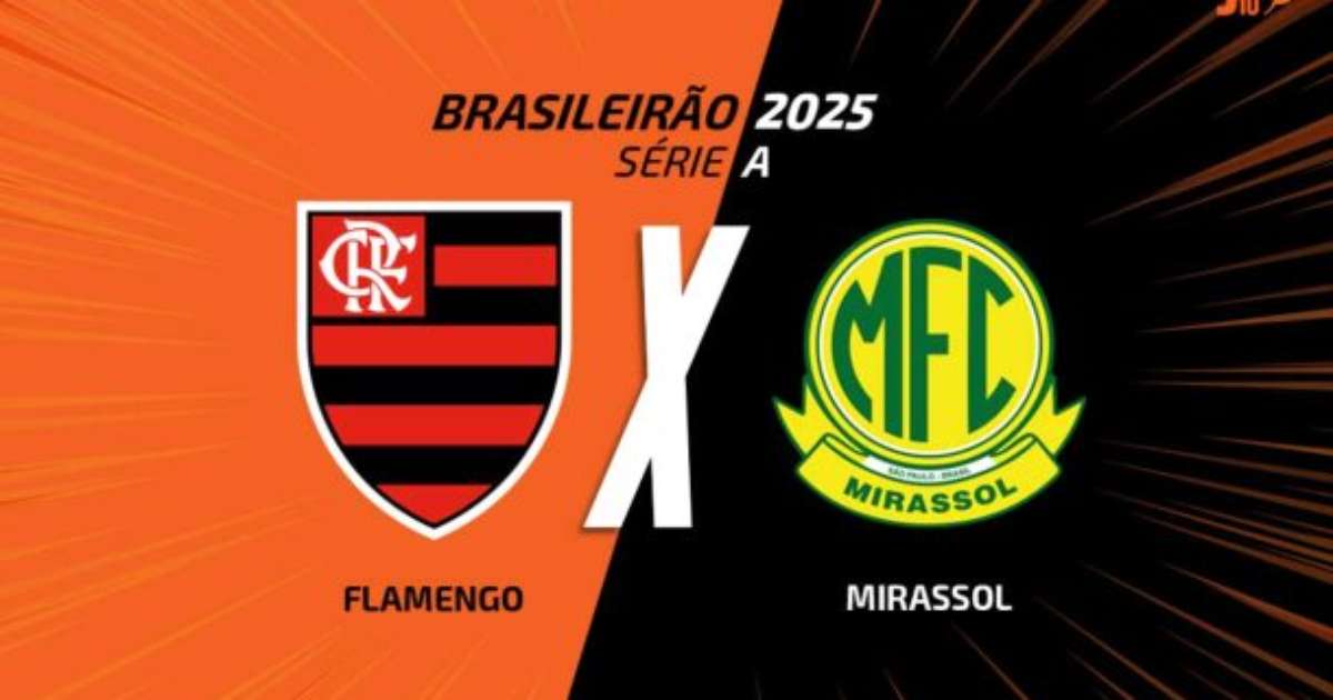 Flamengo x Mirassol: onde assistir, escalações e arbitragem