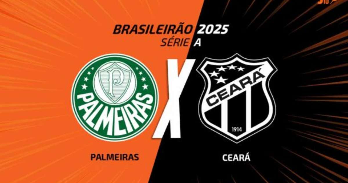Palmeiras x Ceará: onde assistir, escalações e arbitragem