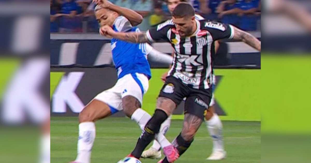 Cruzeiro recorre à CBF por arbitragem contestada contra o Santos.