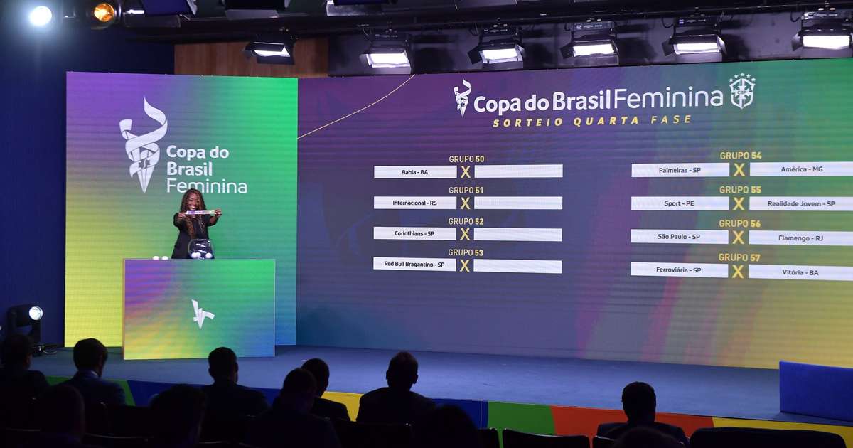 Veja os confrontos das oitavas de final da Copa do Brasil Feminina