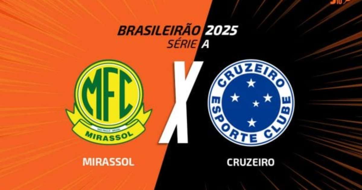 Transmissão ao vivo: Mirassol enfrenta Cruzeiro com narração da Voz do Esporte.
