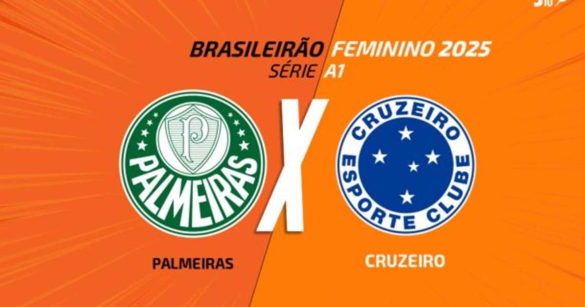 Palmeiras x Cruzeiro (Feminino): transmissão, times e arbitragem da partida de futebol.