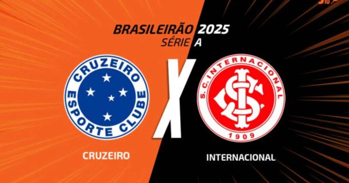Transmissão ao vivo de Cruzeiro x Internacional com a Voz do Esporte às 17h.