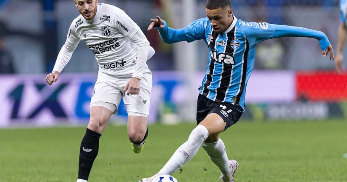 Grêmio empata com o Ceará em partida válida pelo Brasileirão