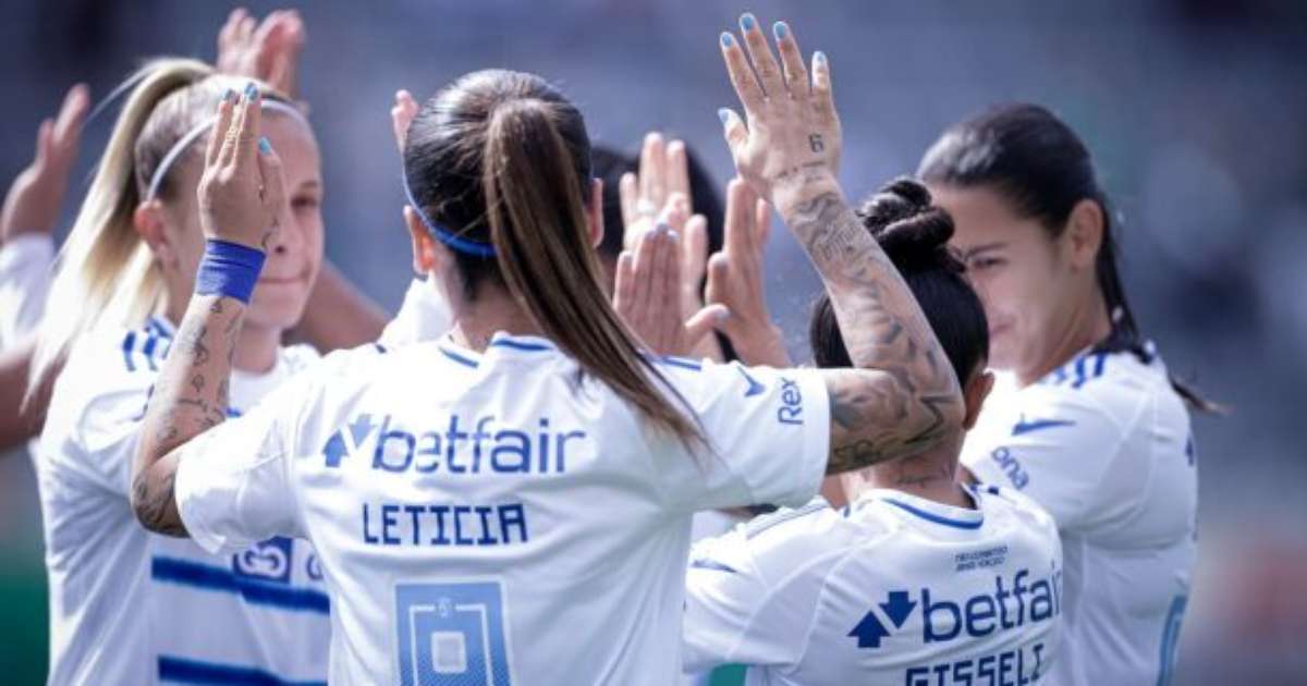Cruzeiro domina o Palmeiras e sai na frente na semi do Brasileiro Feminino