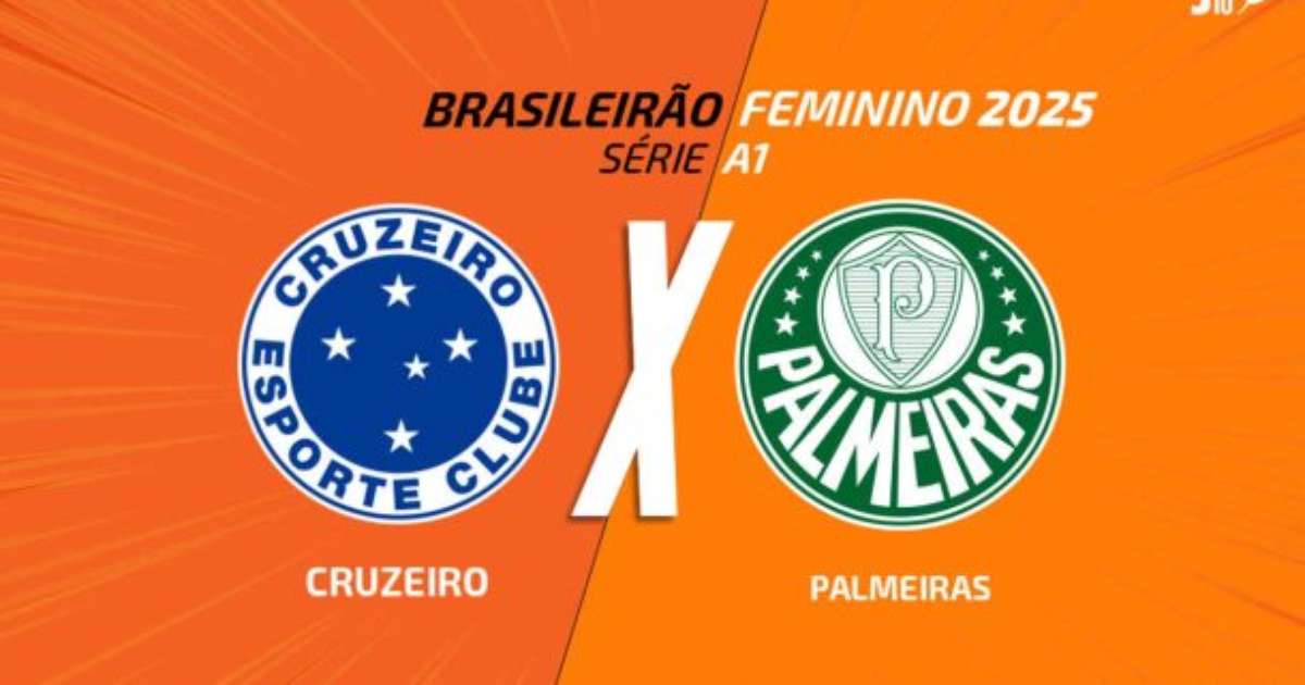 Cruzeiro x Palmeiras (feminino): transmissão, times e arbitragem da partida.
