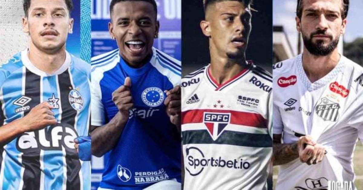 Confira os Novos Reforços dos Clubes Anunciados Nesta Terça-feira