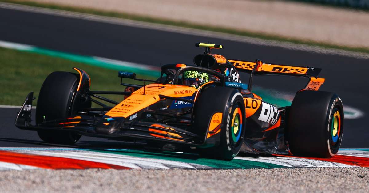 F1: Lando Norris lidera TL3 no GP da Itália