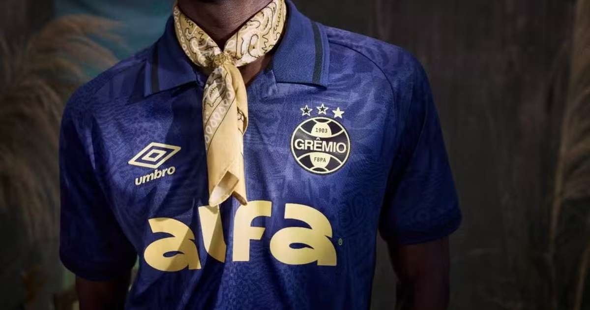Grêmio revela terceiro uniforme para a temporada