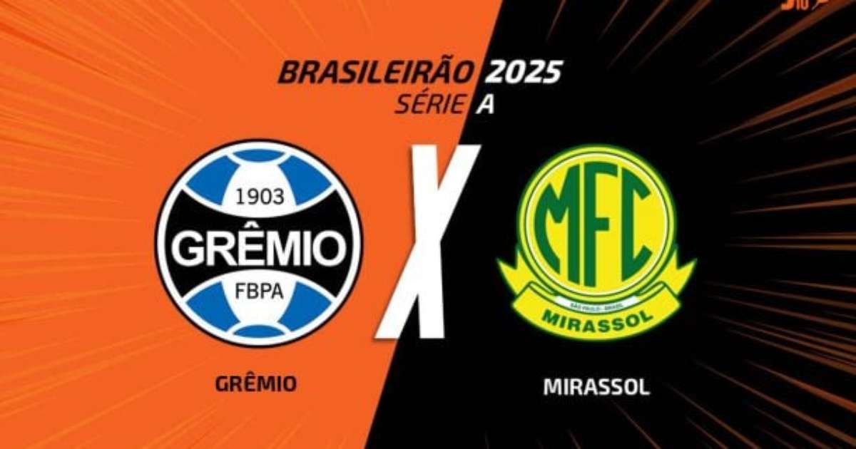 Grêmio x Mirassol: onde assistir, escalações e arbitragem no confronto decisivo.