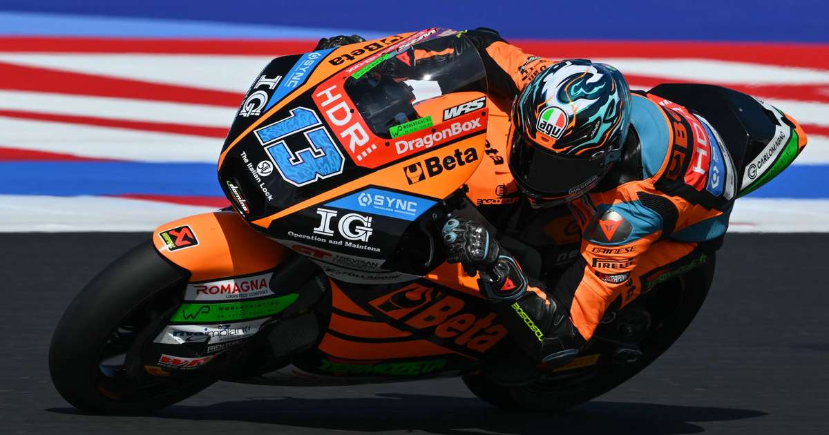 Moto2: Celestino Vietti lidera classificatório no GP de San Marino