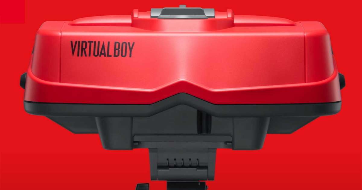 Nintendo revela réplica real do Virtual Boy e jogos dele no Switch