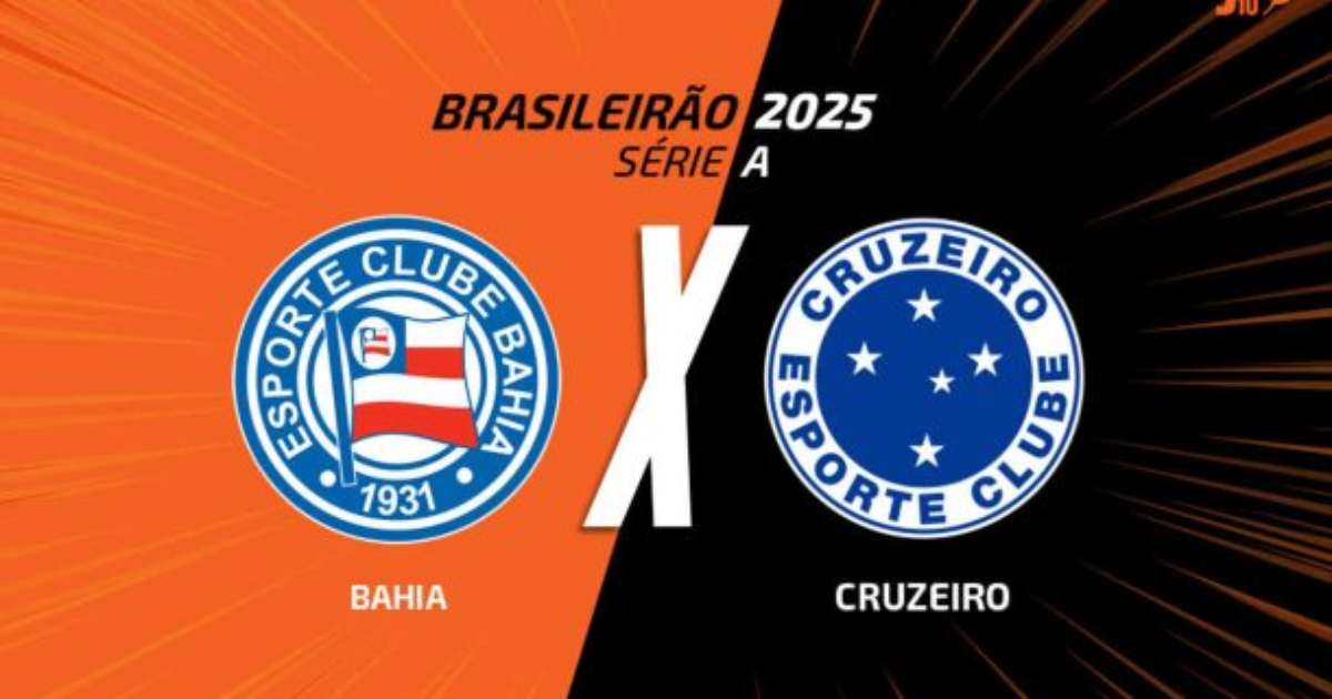 Bahia e Cruzeiro se enfrentam ao vivo em partida com Voz do Esporte.
