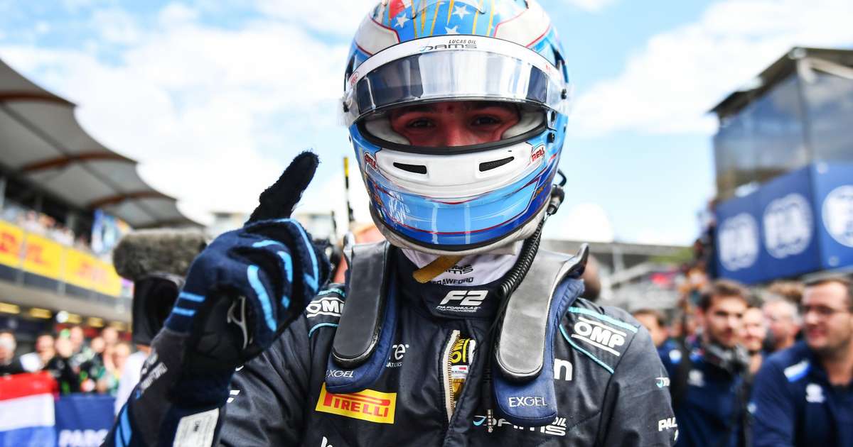 F2: Crawford resiste à pressão e vence corrida no Azerbaijão