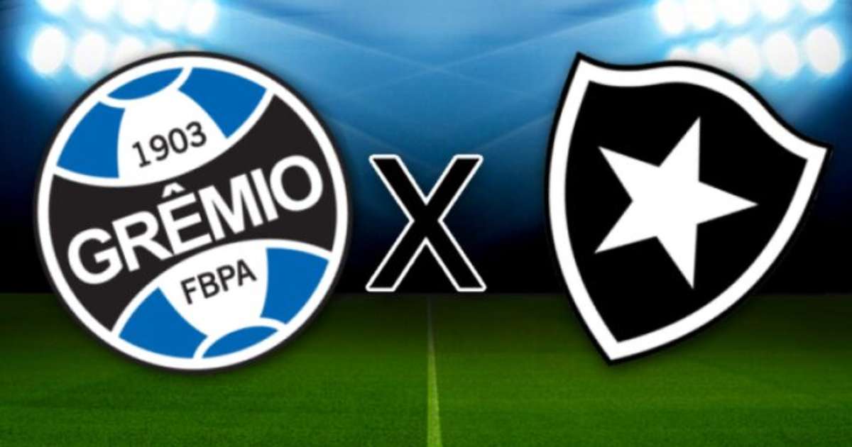 Jogo entre Grêmio e Botafogo: transmissão, horário e escalação no Brasileirão