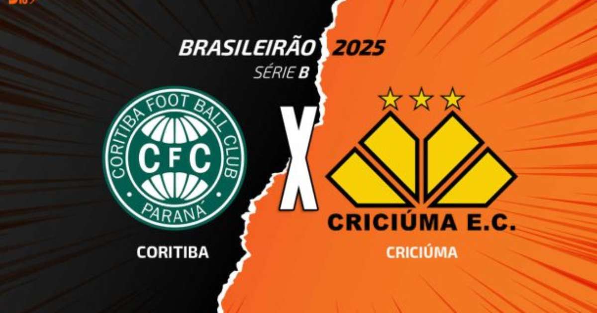 Coritiba x Criciúma: onde assistir, escalações e arbitragem