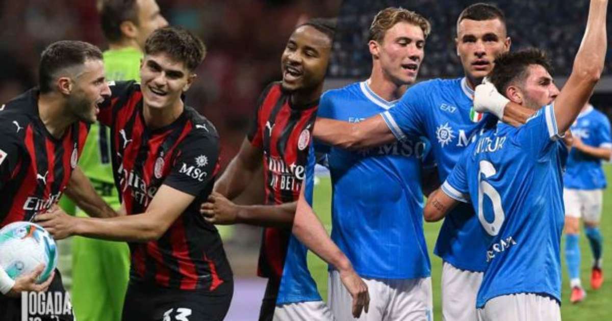 Milan x Napoli: onde assistir, escalações e arbitragem