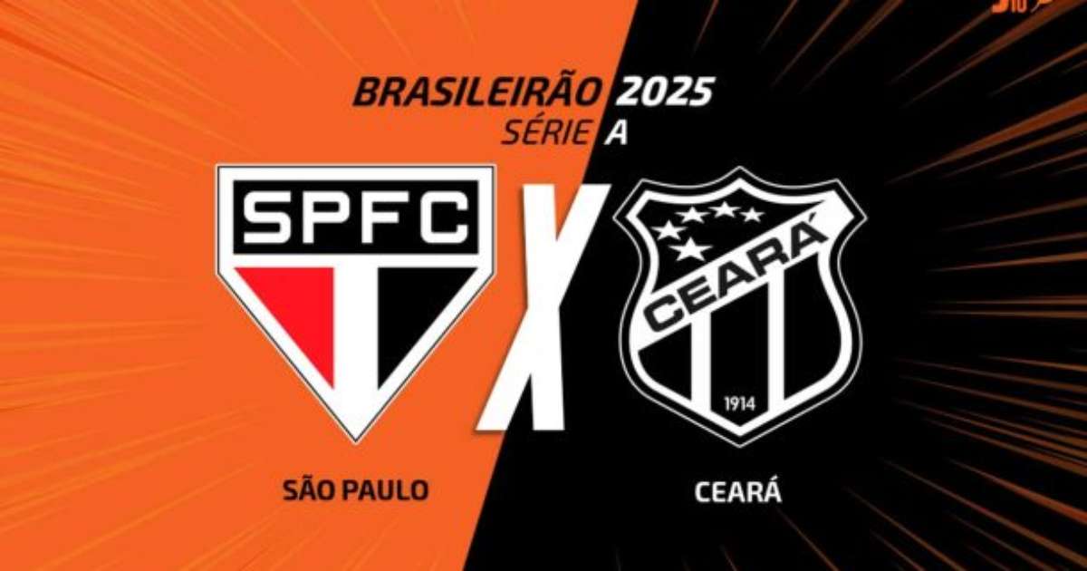 São Paulo x Ceará: onde assistir, escalações e arbitragem