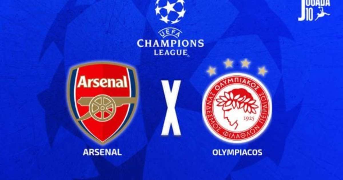Arsenal x Olympiacos: onde assistir, escalações e arbitragem