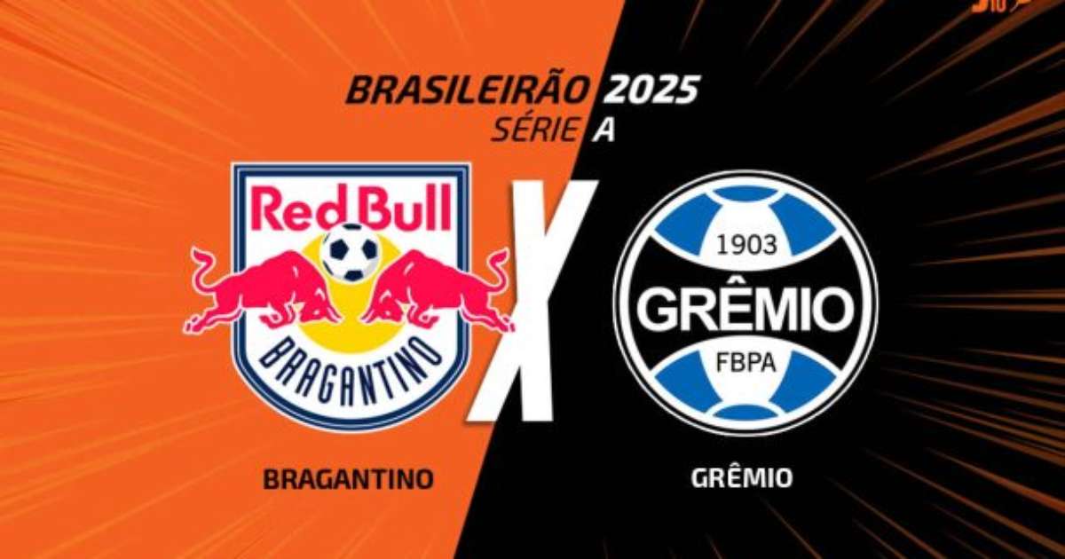 Transmissão, times e arbitragem do jogo: Bragantino x Grêmio no Brasileirão.